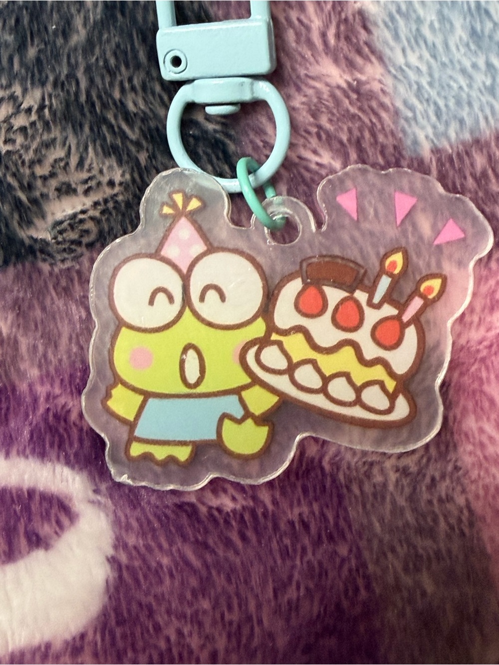 Cute Frog Sanrio Keroppi Backpack charm